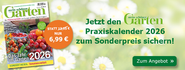 Mein schöner Garten Praxiskalender 2026 für Abonnenten