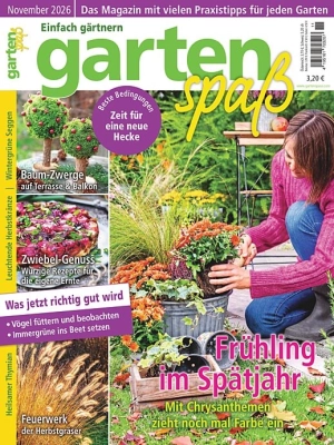 Gartenspaß - aktuelle Ausgabe